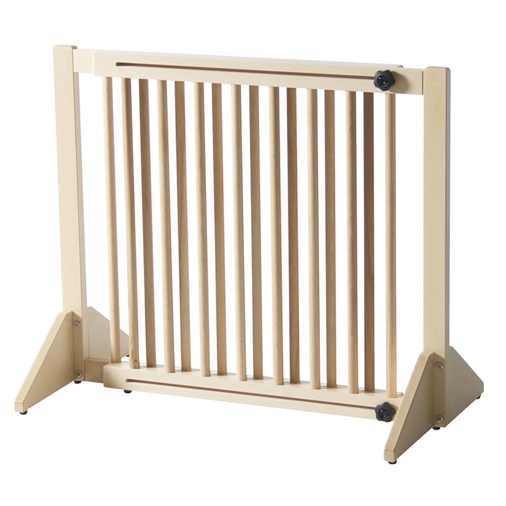 木製「伸縮式ペットゲート」ナチュラル 【レギュラー】（W710～1200mm）