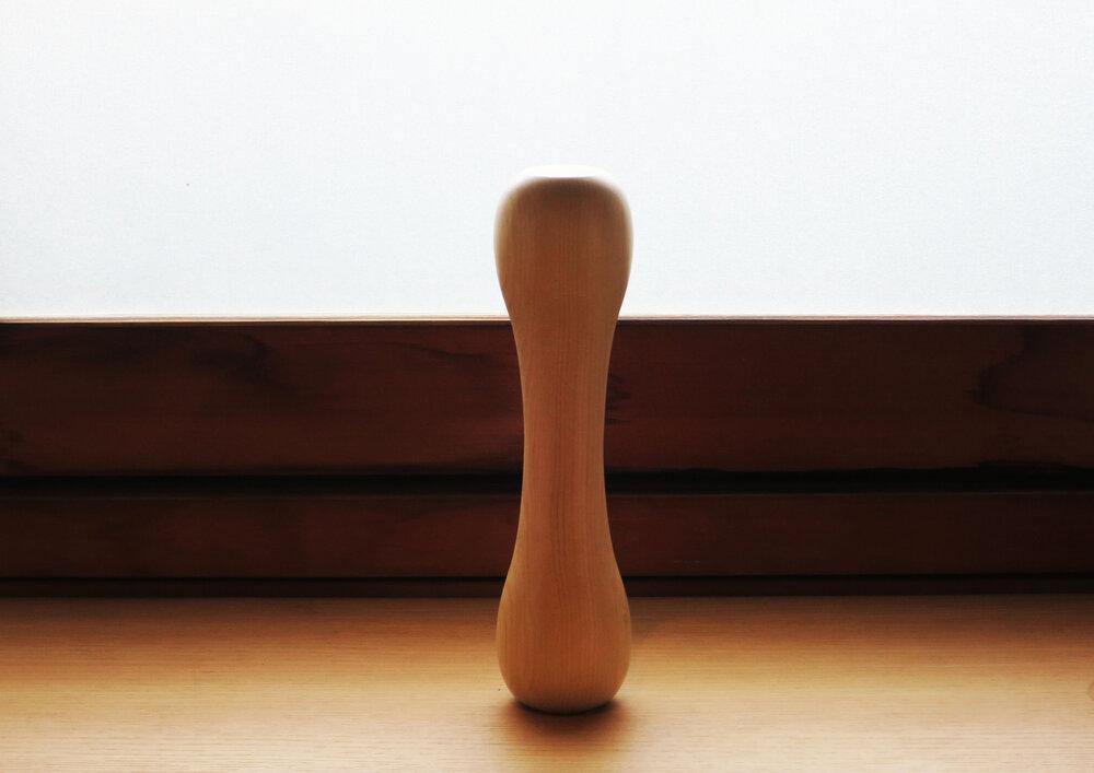 木製ダンベル「BANBEL」 メープル材×バット職人 1本