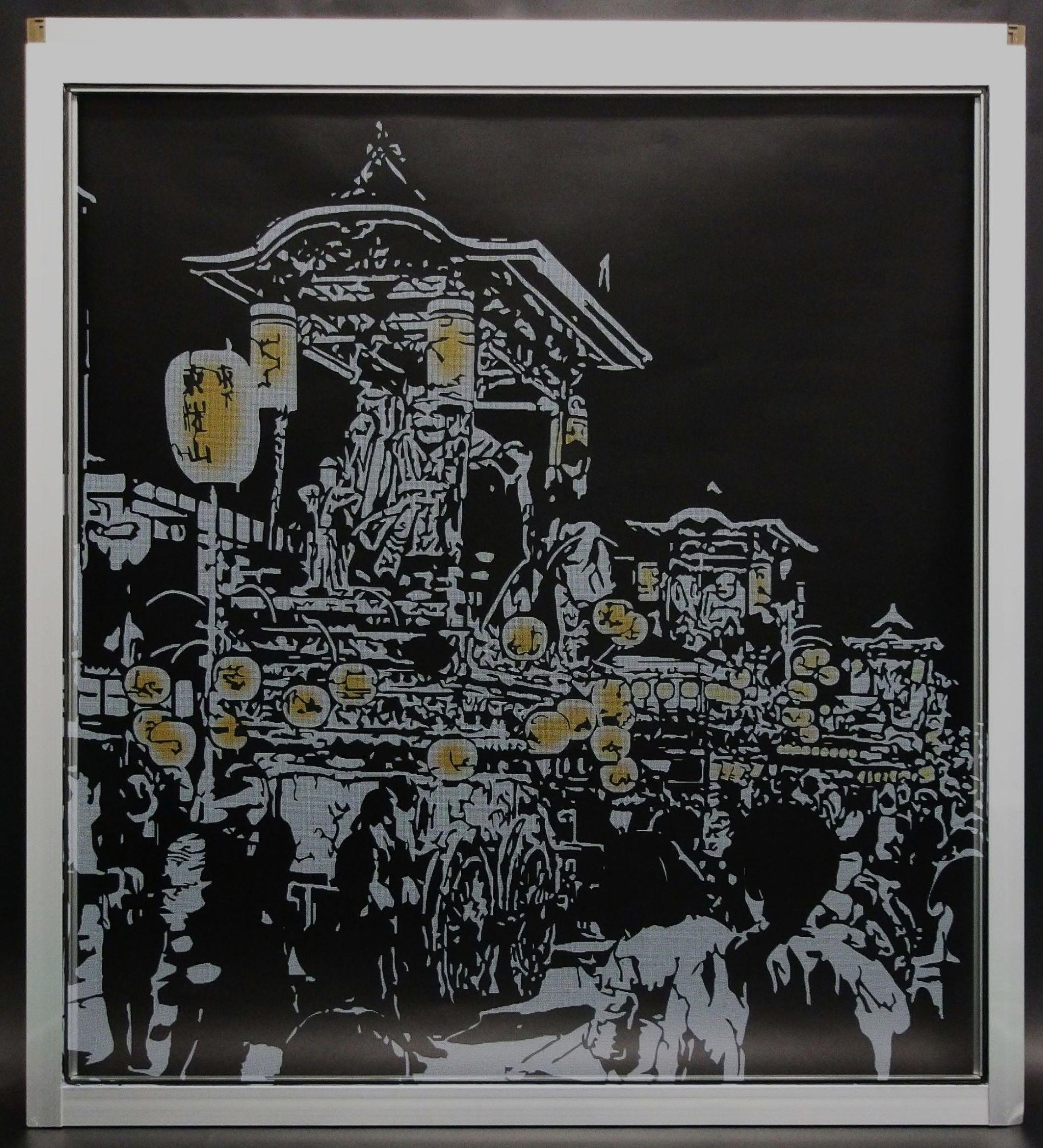グッドデザイン賞受賞　網戸張替シート【城端曳山祭り】 【城端曳山祭り】