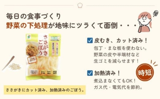 「うまみ丸ごと野菜 国産ささがきごぼう 100g」×20袋 ※離島への配送不可