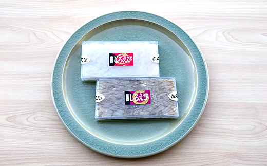 白えび2種セット（刺身、昆布締め）