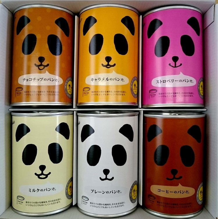 パンの缶詰　パンだ缶6缶全種バラエティセット
