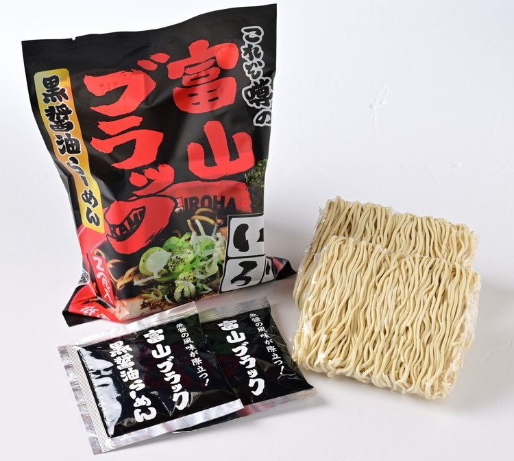 ラーメン 富山ブラック黒醤油らーめん「黒」12食入り