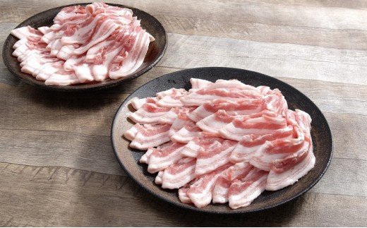 とやまポーク バラうす切り 600g×2P 豚肉 豚バラ 肉 お肉 バラ 豚