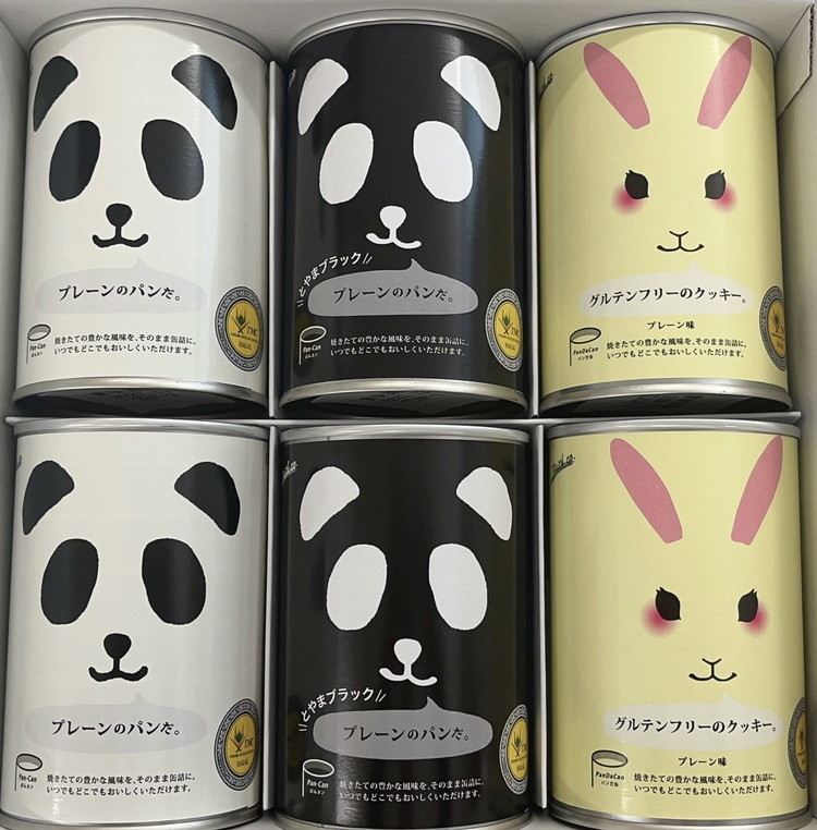 パン＆クッキー缶（プレーン味）6缶セット　アウトドア 保存食 非常食 防災備蓄 ギフトにもおすすめ