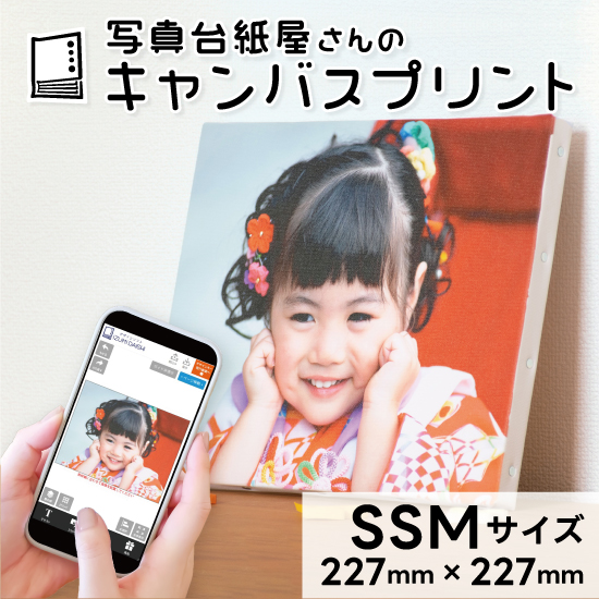 キャンバスプリント SSMサイズ フォト 写真 パネル オーダー 印刷 アート ファブリックパネル インテリア