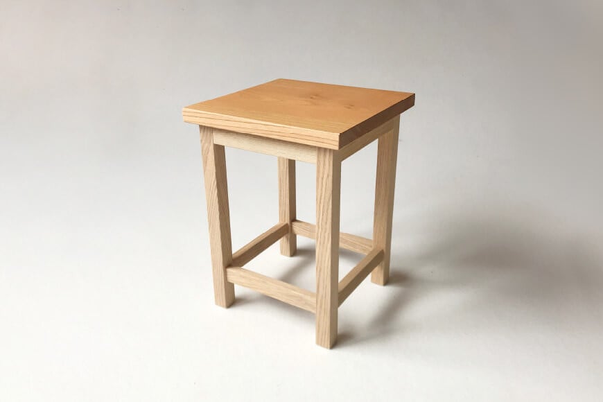 座面の選べる スツール [松田木材 富山県 舟橋村 57050130] 椅子 家具 インテリア イス チェア 木製 サイドテーブル