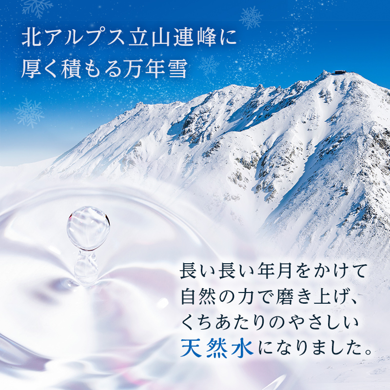 水の王国（ナチュラルミネラルウォーター）（2L×6本）を2ヶ月毎に1回　計3回お届け 富山県 立山町 F6T-050