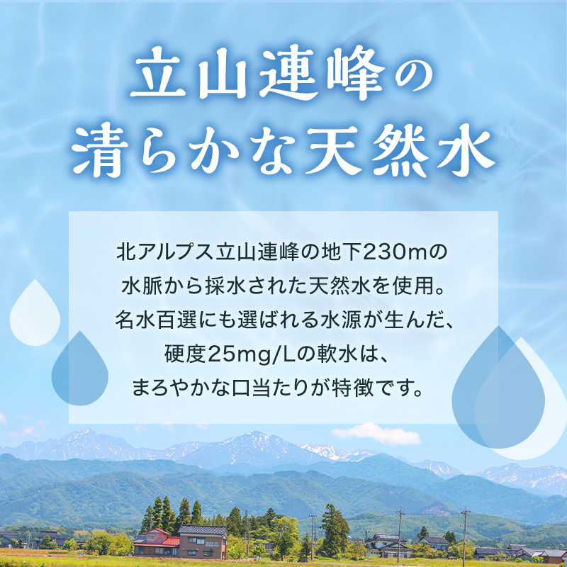北アルプス立山連峰 5年保存水 500ml×24本 500ミリリットル 名水 ミネラルウォーター 防災 備蓄 災害対策 国産 飲料 F6T-734