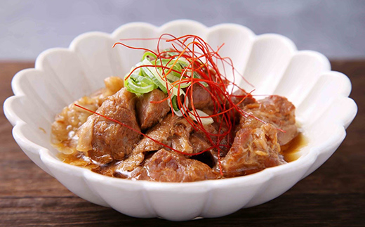 和牛すじ煮セット（1袋：280g）（和牛すじ煮、和牛スジ煮野菜入り 各4袋）じっくり 柔らか わぎゅう すじ スジ 野菜 そのまま 雑炊 うどん 忙しい 温めるだけ 手軽 F6T-721