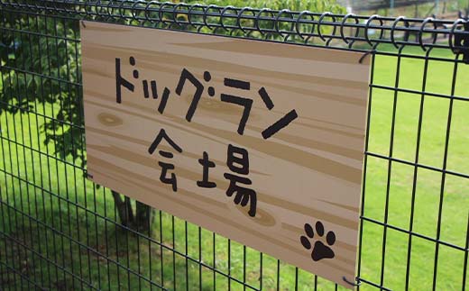 ドッグラン回数券 6回分（6,000円分）体験 ペット 犬 体験チケット チケット F6T-803