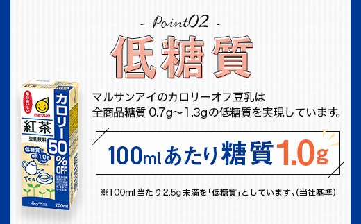 【1月発送】豆乳飲料 紅茶 カロリー50％オフ 200ml×24本 飲料 豆乳 料理 お菓子作り F6T-675