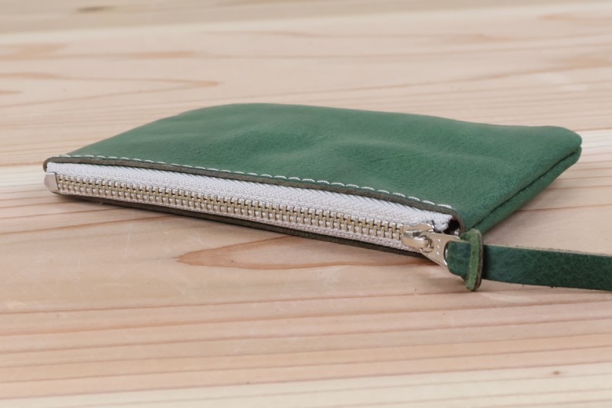 ポーチ グリーン [アトリエSASSA 富山県 朝日町 34310041]