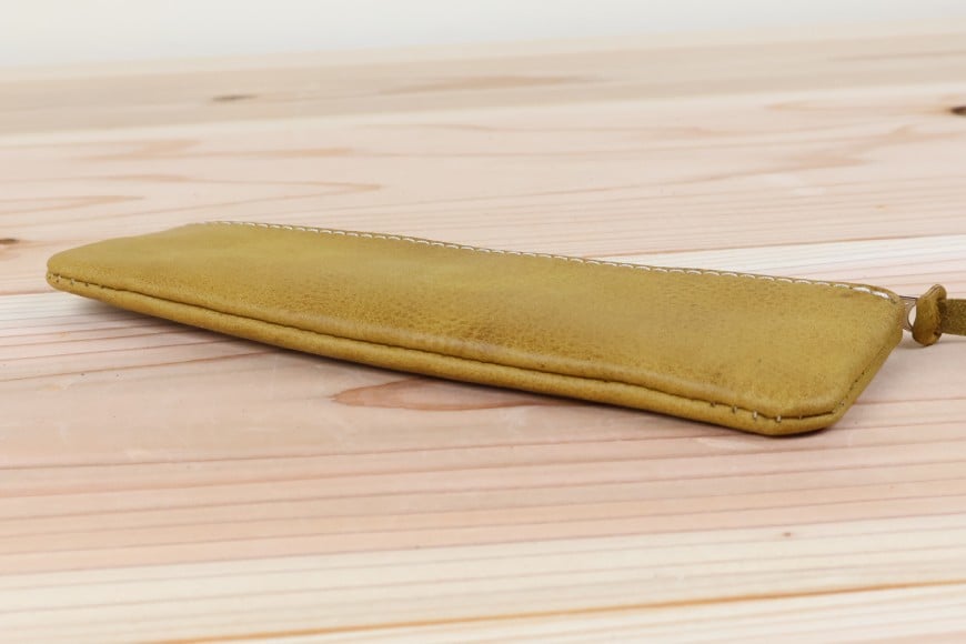 ペンケース イエロー [アトリエSASSA 富山県 朝日町 34310050]