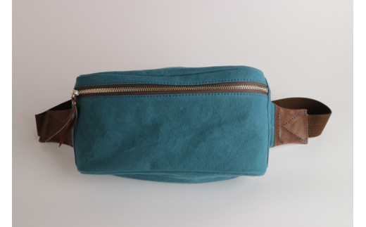 ボディバッグ ブルー [アトリエSASSA 富山県 朝日町 34310130]