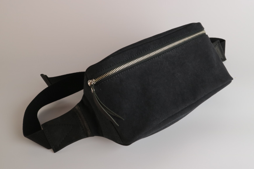 ボディバッグ ブラック [アトリエSASSA 富山県 朝日町 34310135]