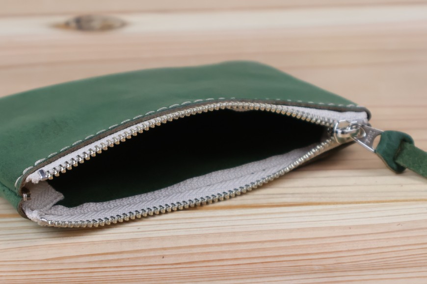 ポーチ グリーン [アトリエSASSA 富山県 朝日町 34310041]