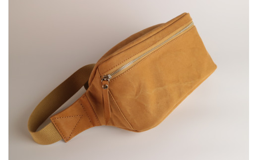 ボディバッグ キャメル [アトリエSASSA 富山県 朝日町 34310134]