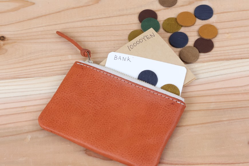 ポーチ オレンジ [アトリエSASSA 富山県 朝日町 34310040]