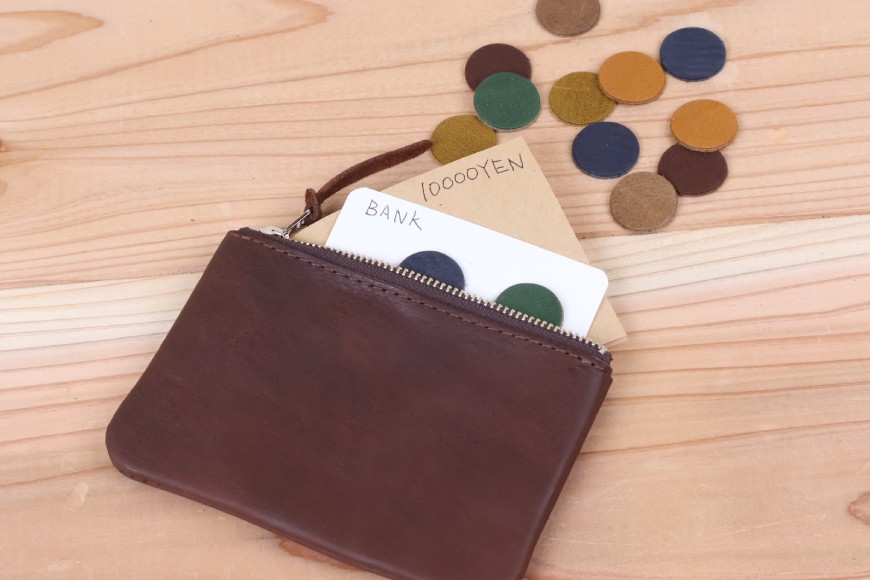 ポーチ ブラウン [アトリエSASSA 富山県 朝日町 34310047]