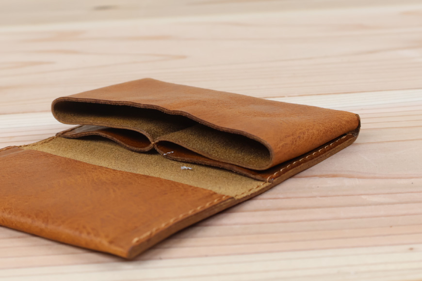 名刺入れ [アトリエSASSA 富山県 朝日町 34310573-nb] 名刺 めいし 名刺入 カードケース 革 牛革 国産 レザー手作り カードホルダー シンプル