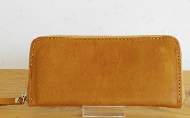 オールレザー長財布　ヌメベージュ [アトリエSASSA  富山県 朝日町 34310094] 財布 メンズ レディース 長財布 革 国産 皮革 手作り