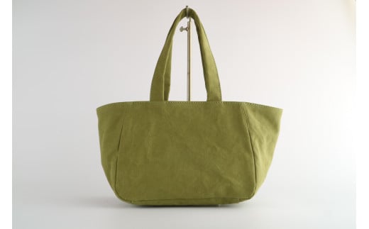 職人手作り直送！トートバッグ　S　ライトカーキ [アトリエSASSA 富山県 朝日町 34310270] キャンバス 帆布 バッグ 鞄 カバン ビジネス カジュアル お稽古バッグ