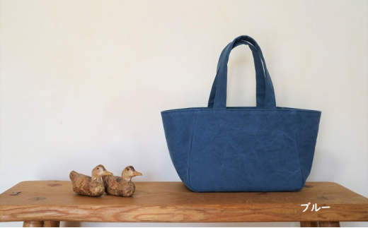 職人手作り直送!トートバッグ S ブルー [アトリエSASSA 富山県 朝日町 34310106] キャンバス 帆布 バッグ 鞄 カバン ビジネス カジュアル お稽古バッグ