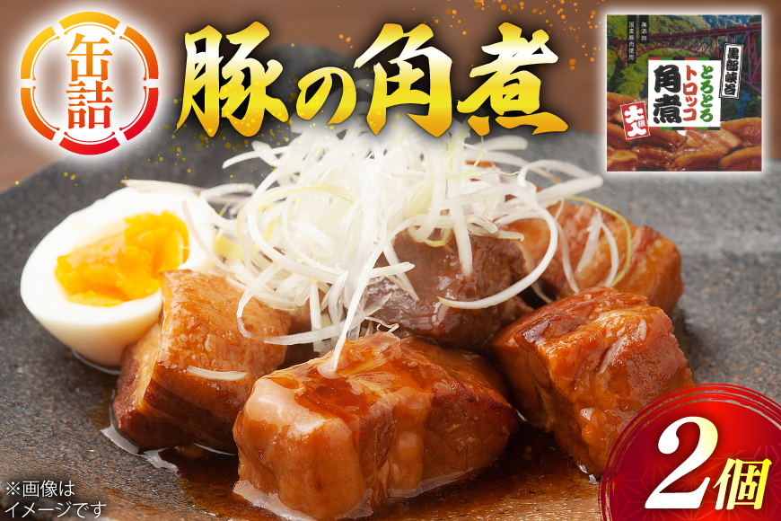 缶詰 豚の角煮 200g 2個 [テイスト kanburiya 富山県 朝日町 34310485] 備蓄用 豚肉 角煮 豚バラ 備蓄 防災 ローリングストック