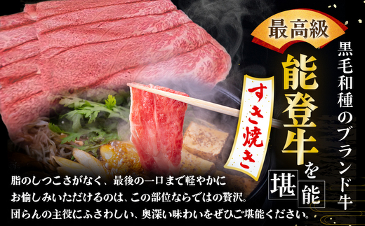 石川県産 能登牛（4～5等級）ロースすき焼き用 600g