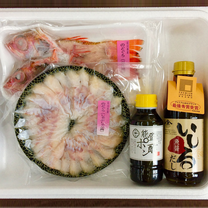 魚介類　海鮮/天然のどぐろしゃぶしゃぶセット 1～2名様用 180g×1皿（のどぐろ2匹分）＋だし用骨付 ※2024年5月上旬～10月下旬頃に順次発送予定