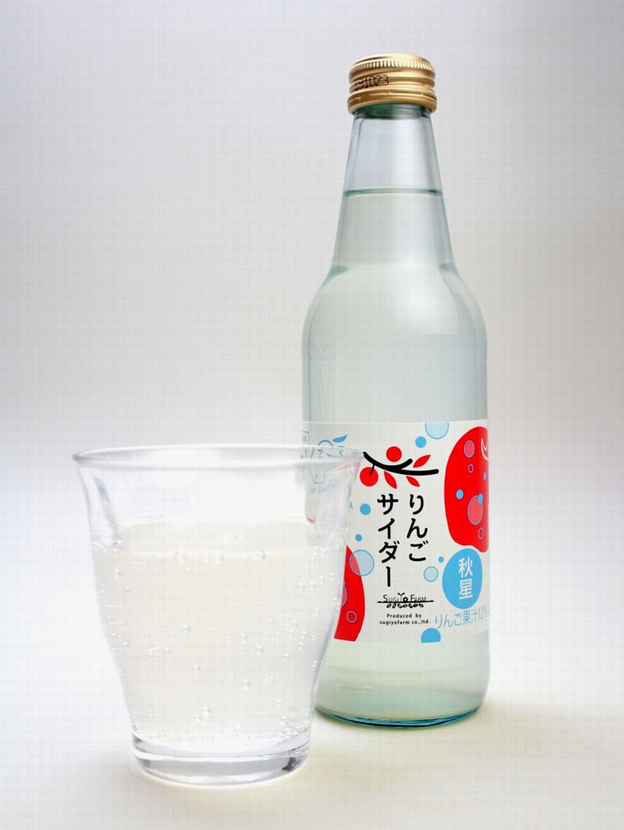 スギヨファーム　秋星りんごサイダー
