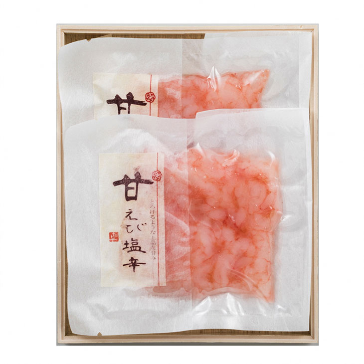 甘えび塩辛２袋（100g×2袋）[アマシ2]