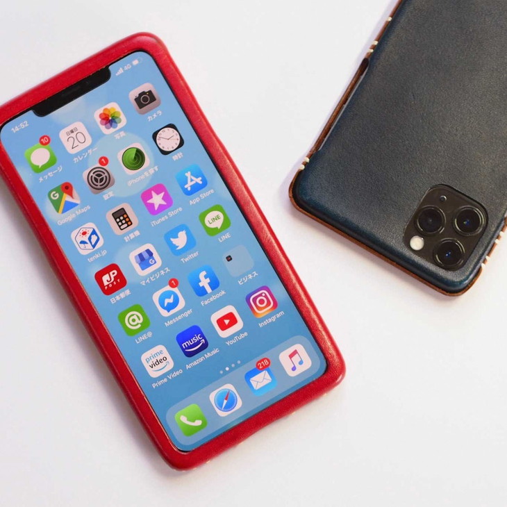 iPhoneケース　本革　ハンドメイド　11/11pro/11proMax