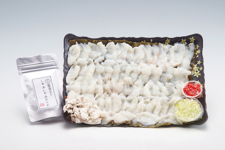 ふぐ しゃぶしゃぶ セット 約400g 4人前 冷凍 鍋 能登  おさしみ直送便 ※2024年2月から順次発送予定 ※北海道・青森・九州（福岡は除く）沖縄・離島への配送不可