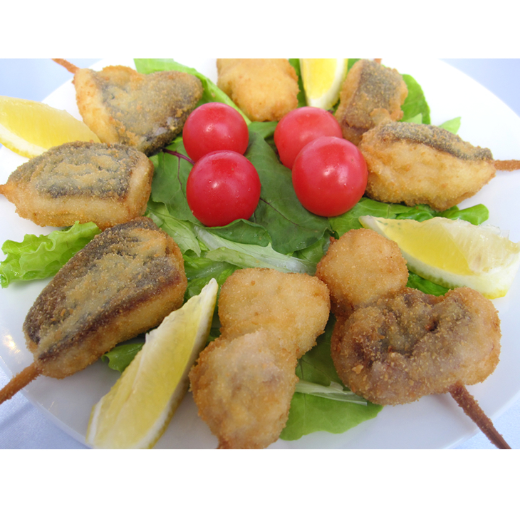 ［能登産］いのししメンチカツ・魚の串カツ　セット 肉 ジビエ 猪