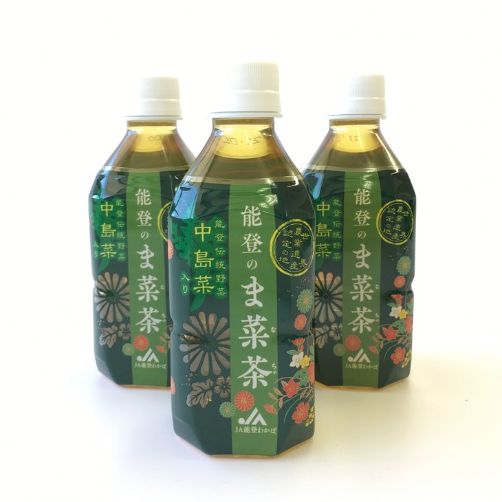能登のま菜茶（中島菜入り緑茶）　350ｍｌ×24本