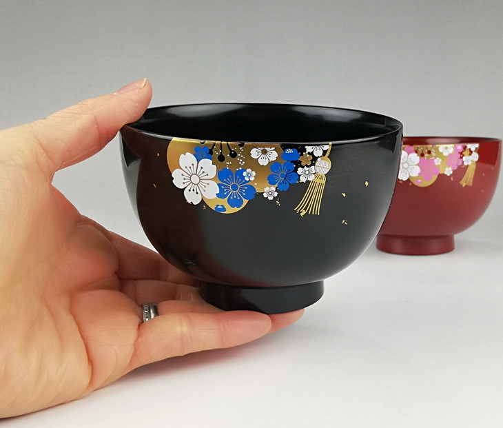 能登の花嫁お椀・花婿お椀セット【花嫁のれんオリジナル】平成30年度 石川県観光土産推奨商品認定　　結婚祝い 漆 食器 日用品