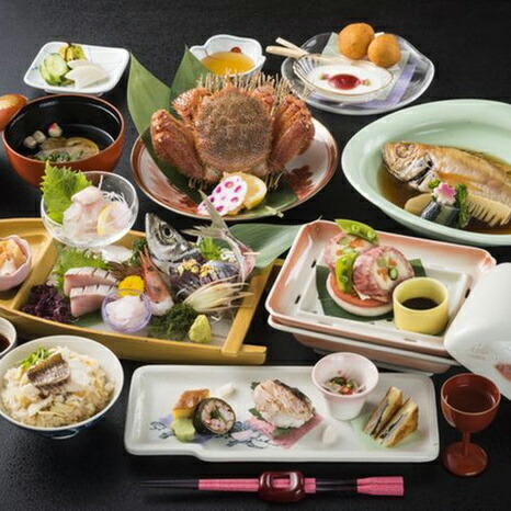 和倉温泉　宿守屋寿苑(一泊二食)2名様ご宿泊券/能登キュイジーヌ『粋（いき）』コース◇