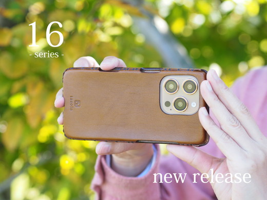 iPhoneケース 本革 ハンドメイド 16・16 pro・16 pro max・16 plus