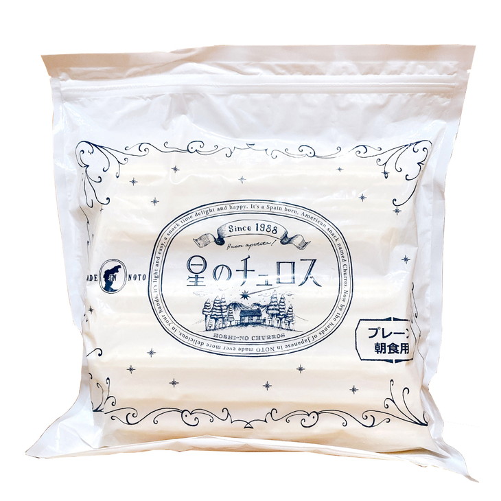 【定期便】国内製造　星のチュロス　プレーン朝食用　25本入り　全6回 ※着日指定不可