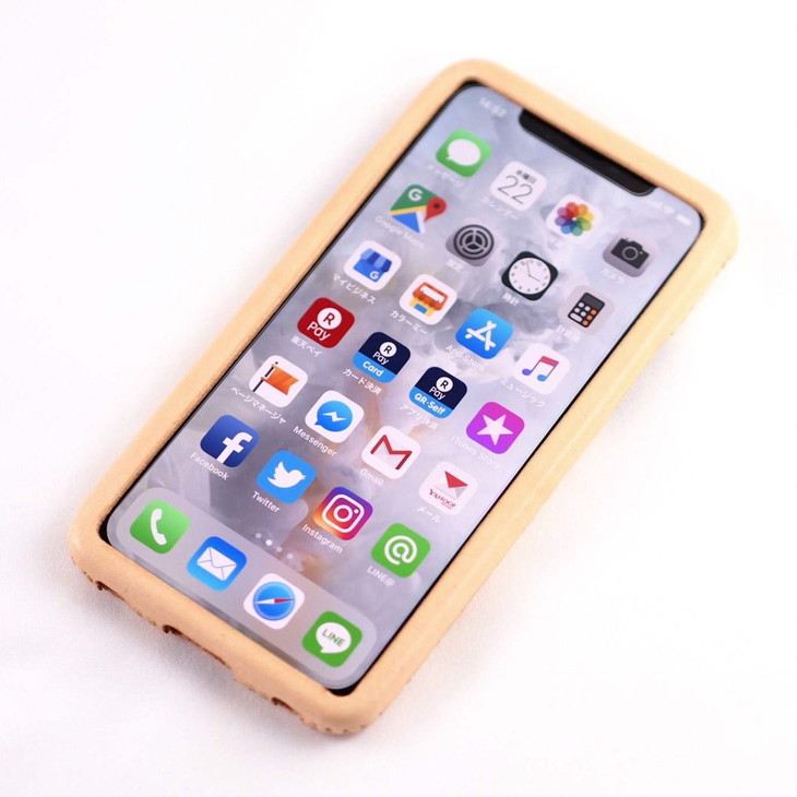 iPhoneケース　本革　ハンドメイド　XS/XR/XSMax
