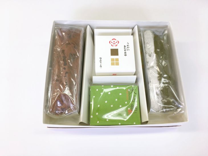 スイーツ　/梅屋常五郎　パウンドケーキ・最中・豆あめの詰め合わせ