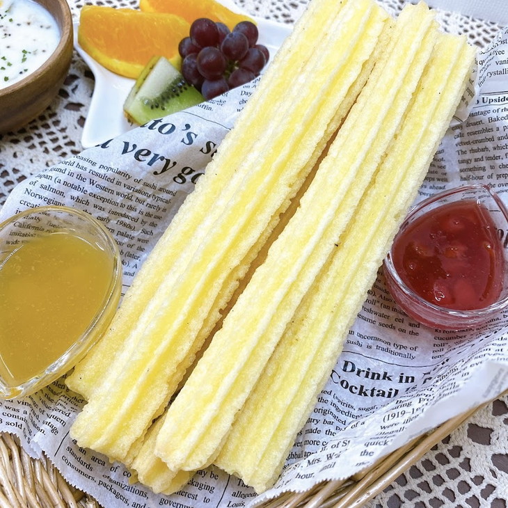 【定期便】国内製造　星のチュロス　プレーン朝食用　25本入り　全4回 ※着日指定不可