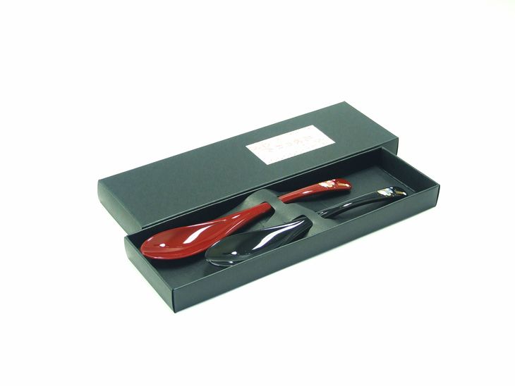 夫婦椀と花嫁のれんスプーン【花嫁のれんオリジナルセット】