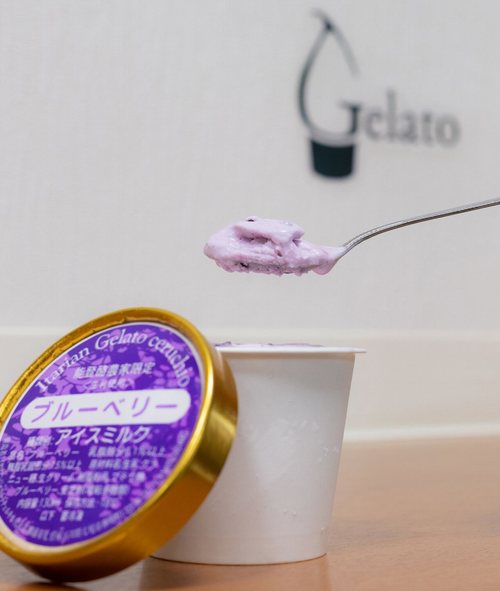 スイーツ　/チェルキオ 能登生乳 ジェラート セット 6個入り（ミルク・塩・ブルーベリー・イチゴミルク・キナコ・カボチャ　各1個）