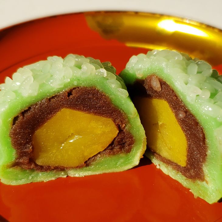 能登名物　栗入えがら饅頭