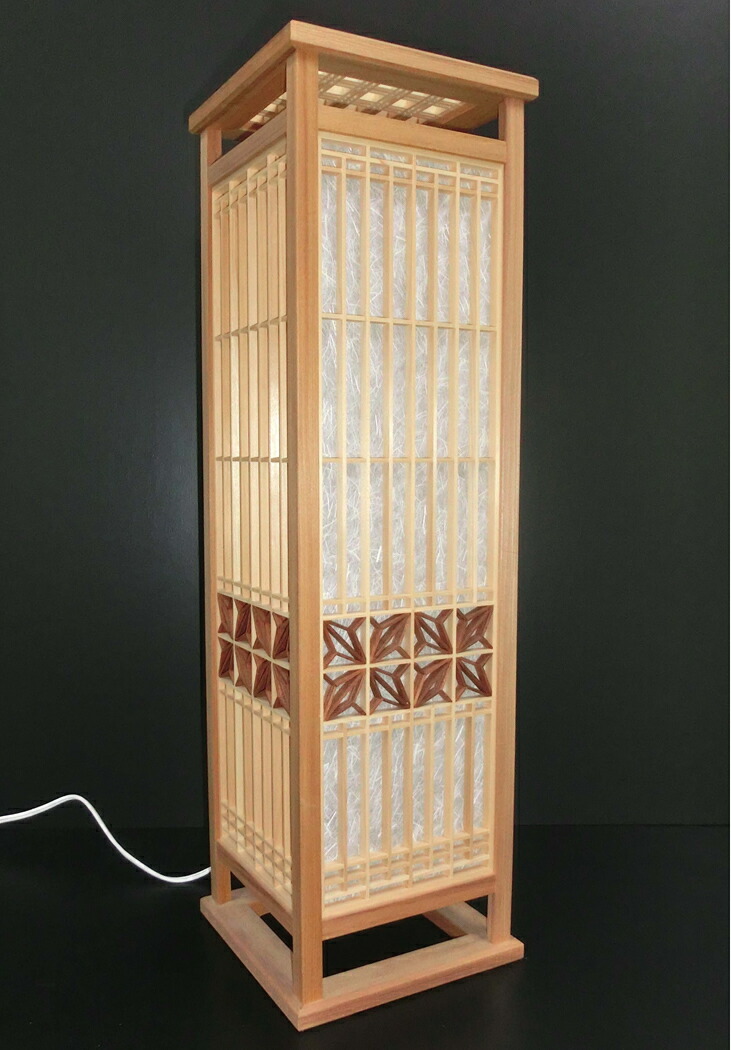 麻葉組子入り行灯（あさのはくみこいりあんどん）