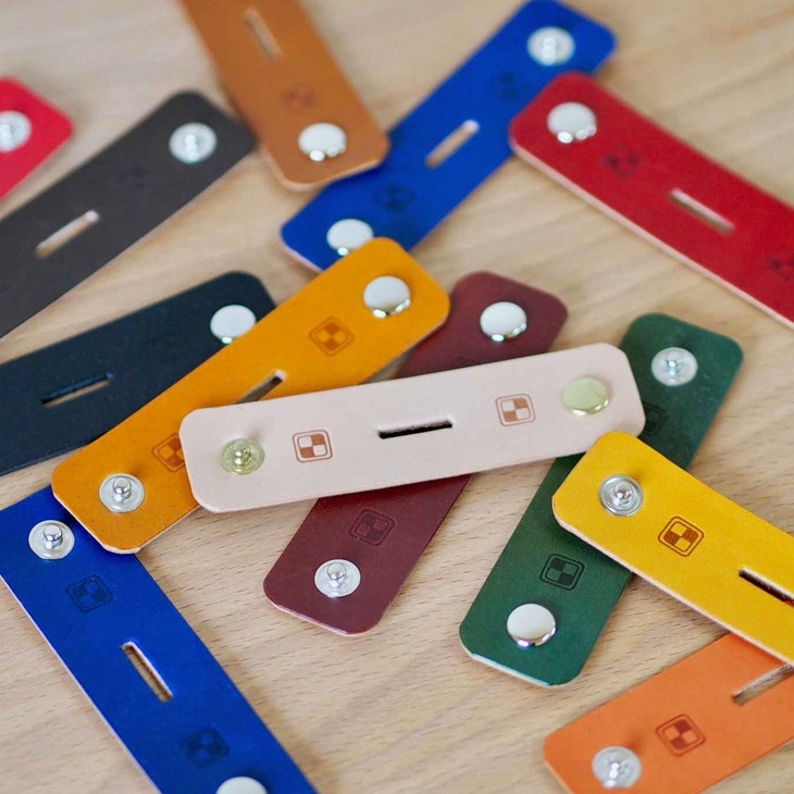 コードストラップ　（１０色セット）　本革　ハンドメイド