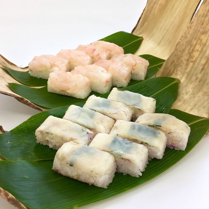 能登ふぐ・甘エビの押し鮨セット